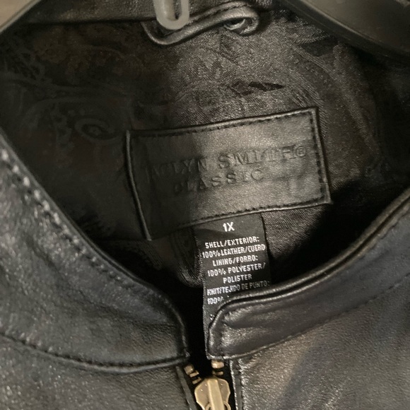 Women’s leather jacket sweater - Picture 4 of 6